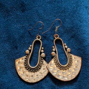 Silver Tone Dangle Earrings